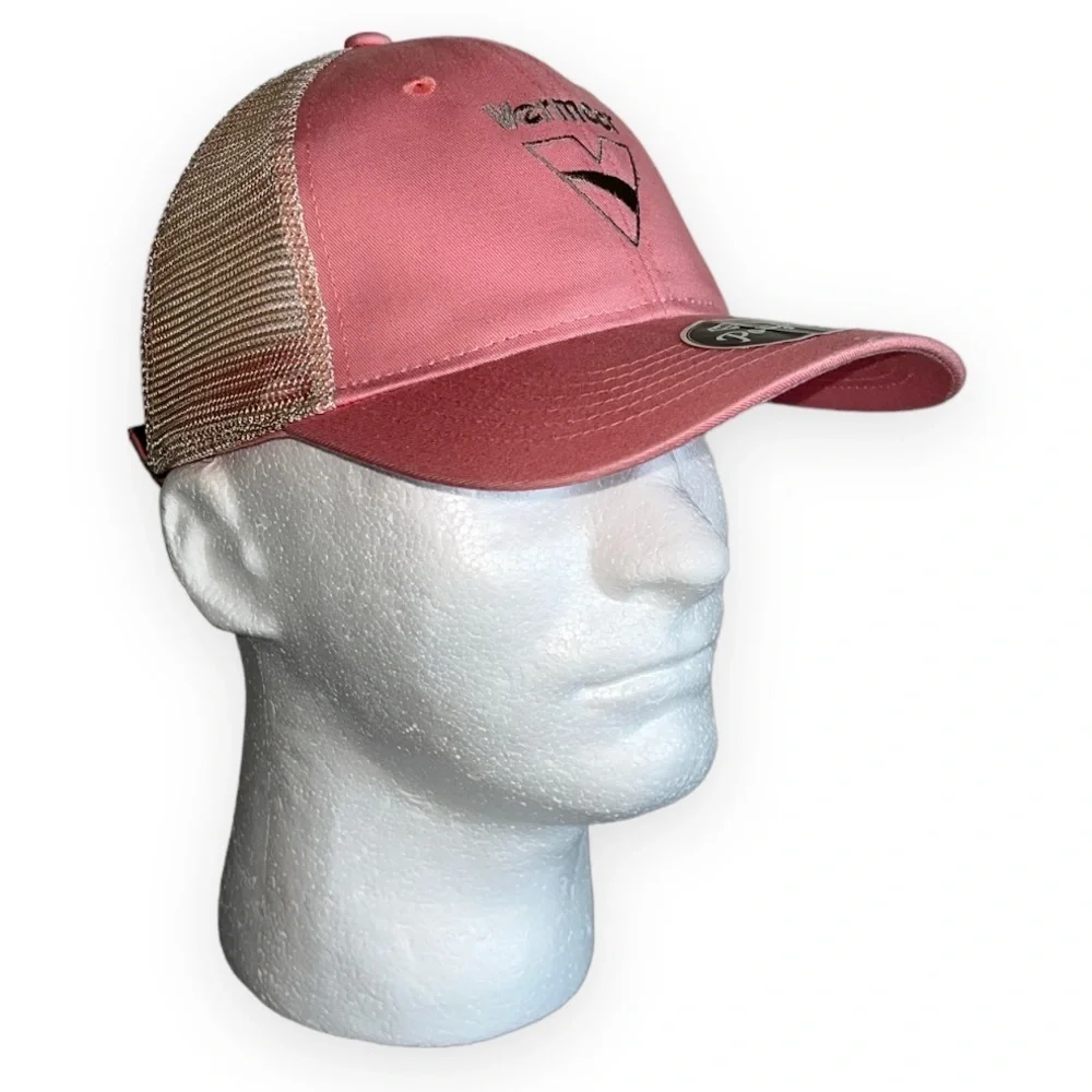 Vermeer Agricultural Equipment Pink Ladies Hat Cap Adjustable Ponytail Back NWOT